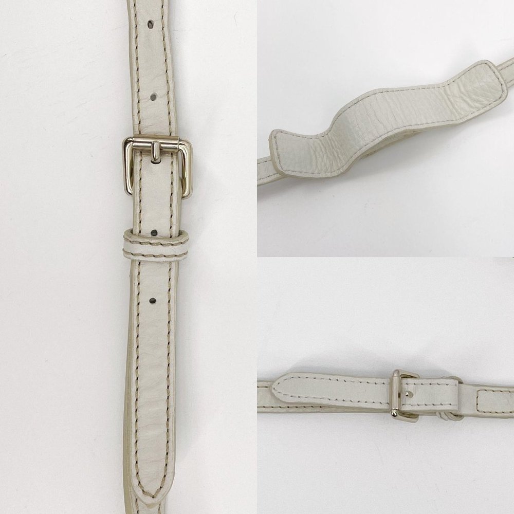 Vintage Dooney & Bourke White Leather Crossbody - Picture 9 of 12